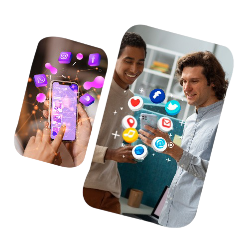 IQTechway team collaborating on social media strategy