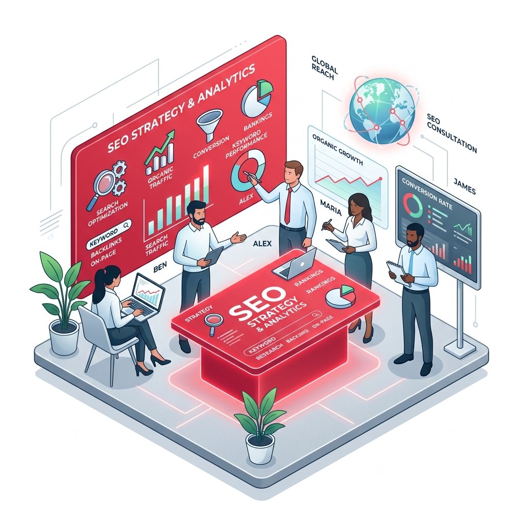 SEO Analysis Illustration