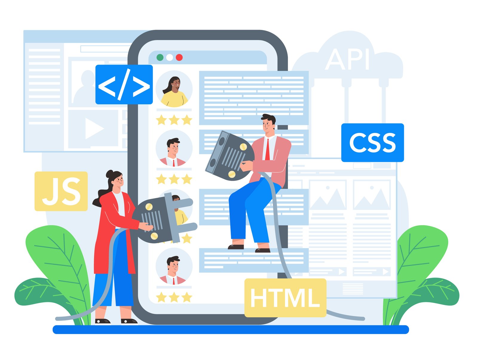 IQTechway team collaborating on social media strategy